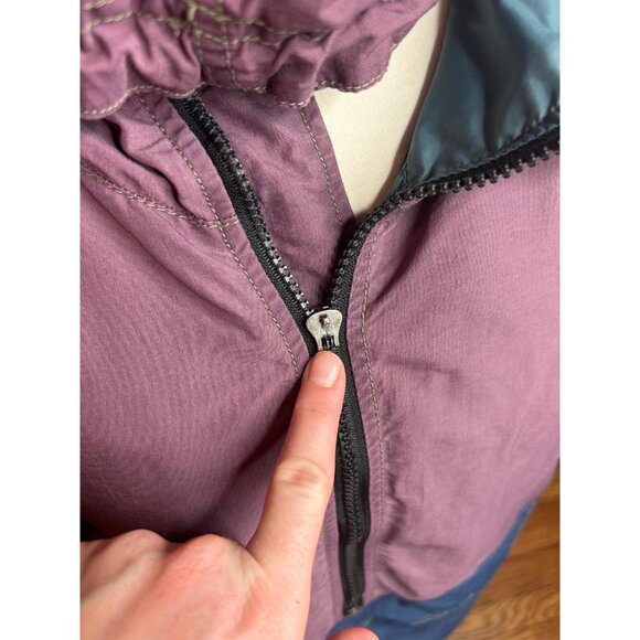 Men’sColumbia splash jacket ski jacket coat 90s front pocket hood blue- medium - Picture 5 of 10